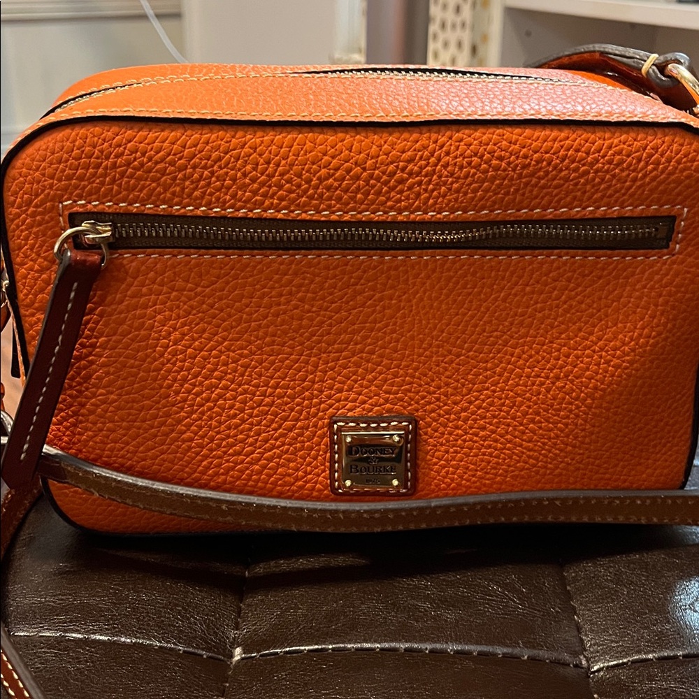 Dooney & Bourke Tangerine Leather Crossbody
